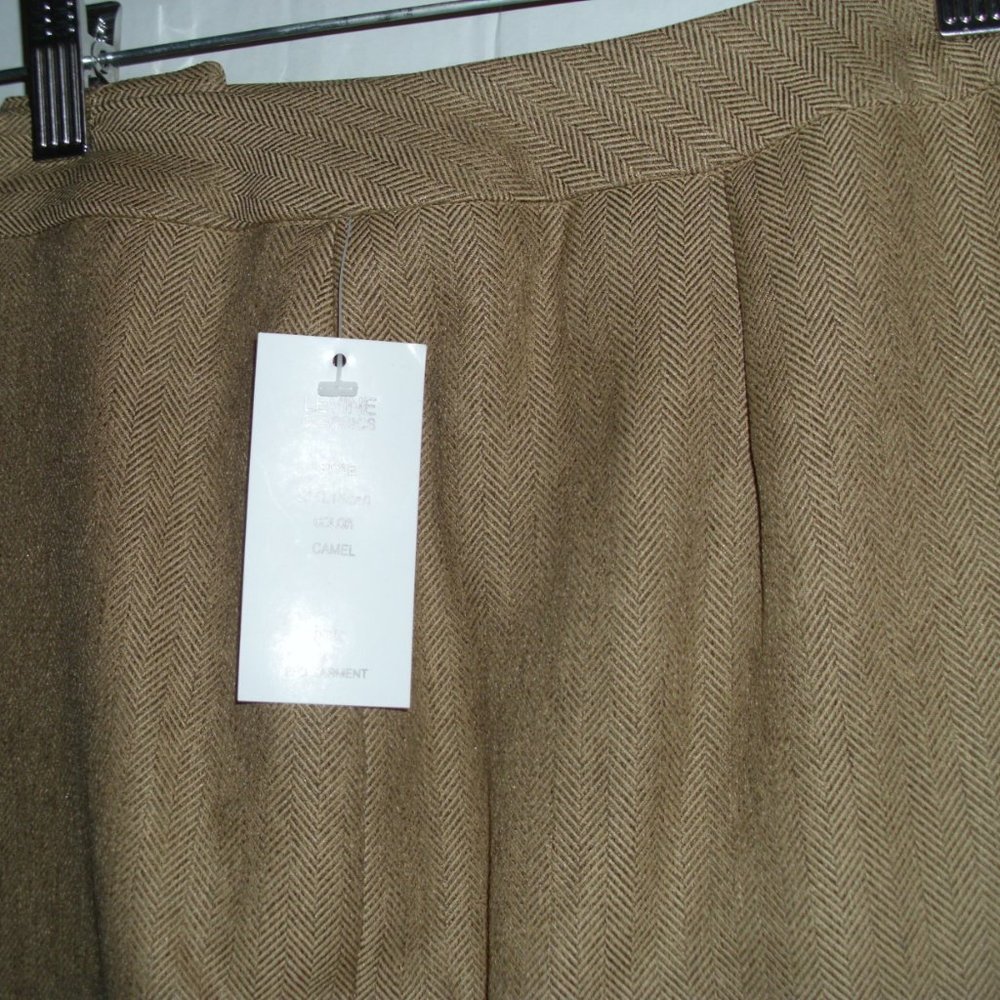 sz 4 Classy Tweed trench Over coat With matching trousers pantsuit Set - Picture 9 of 14